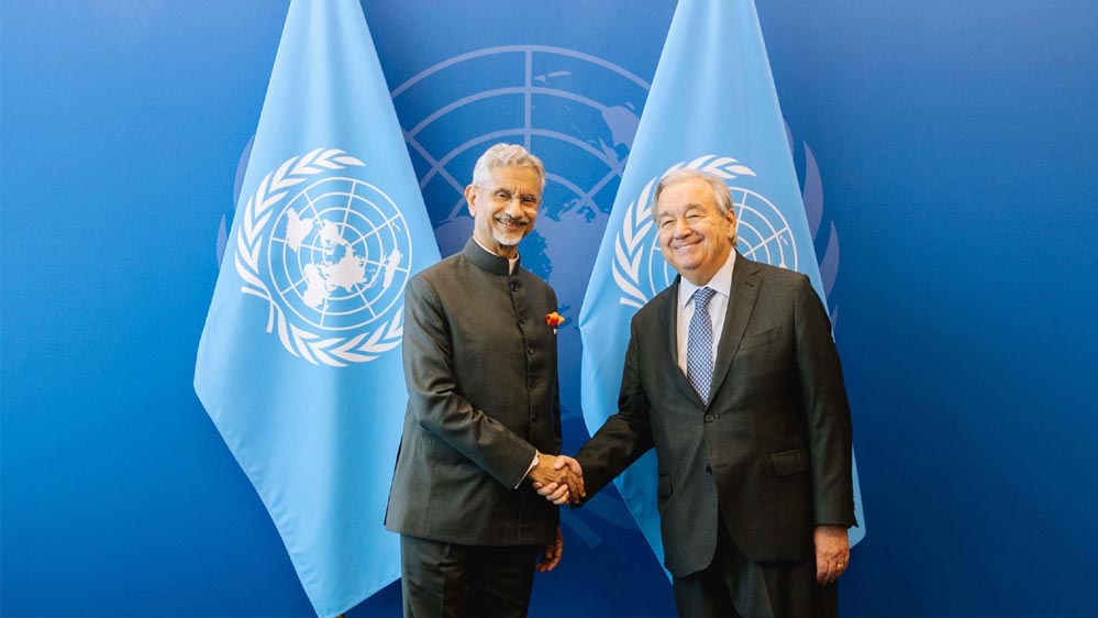 जयशंकर ने गुटेरेस को धन्यवाद दिया, भारत के विकास और प्रगति में निरंतर समर्थन के लिए सराहना 2 14A 115